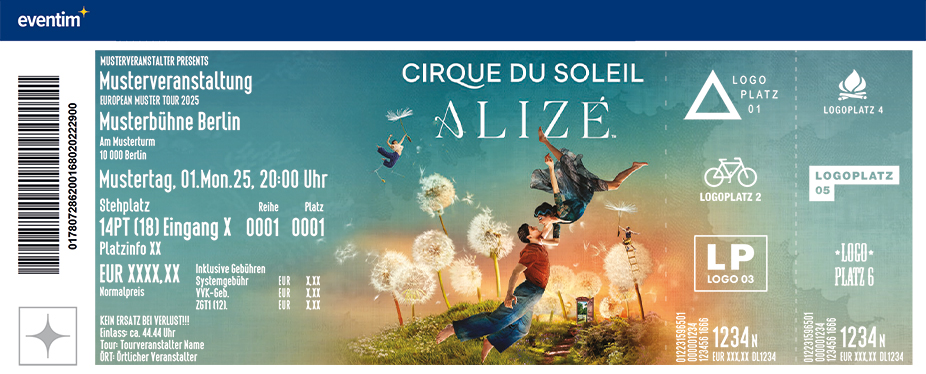 Dein Cirque du Soleil Ticket